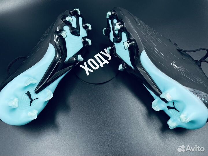 Бутсы Puma Ultra black blue 39-45