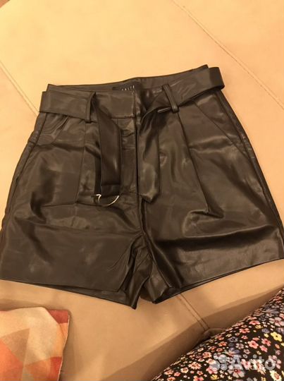 Шорты женские экокожа