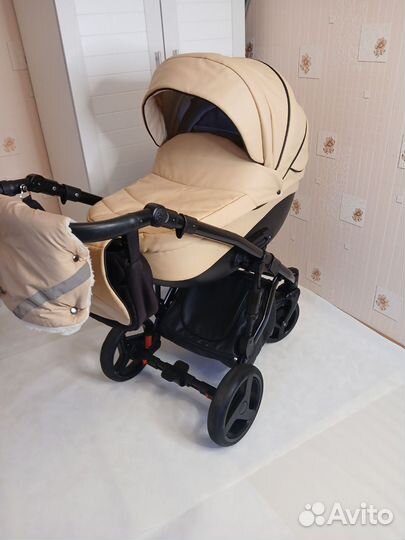 Коляска 3 в 1 Noordline, экокожа