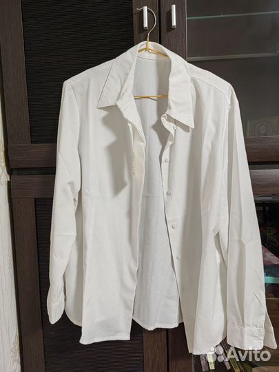 Рубашка белая женская 48