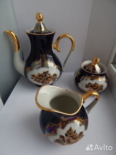 Кофейный Сервиз.Набор 21 предм.Богдановичский з-д