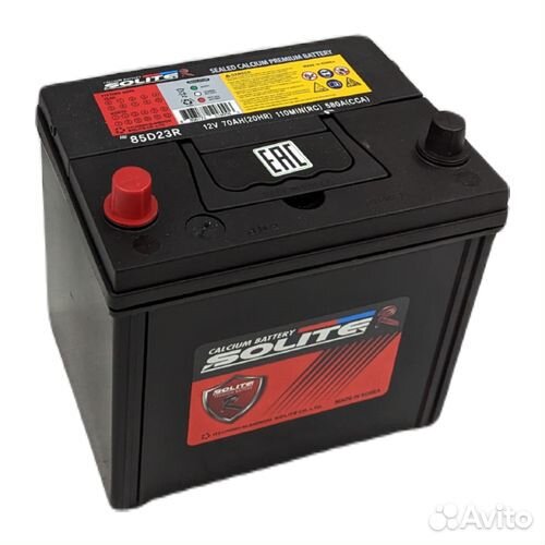 Аккумулятор Solite R 85D23R (70Ач, 580А)