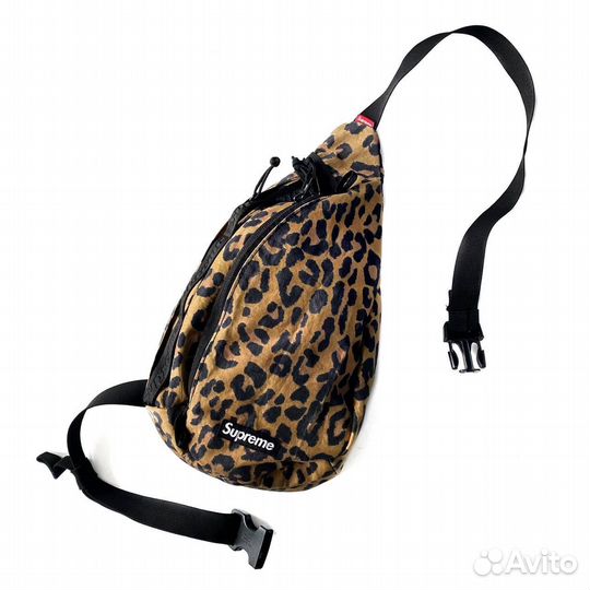 Supreme Sling Bag Leopard (оригинал )