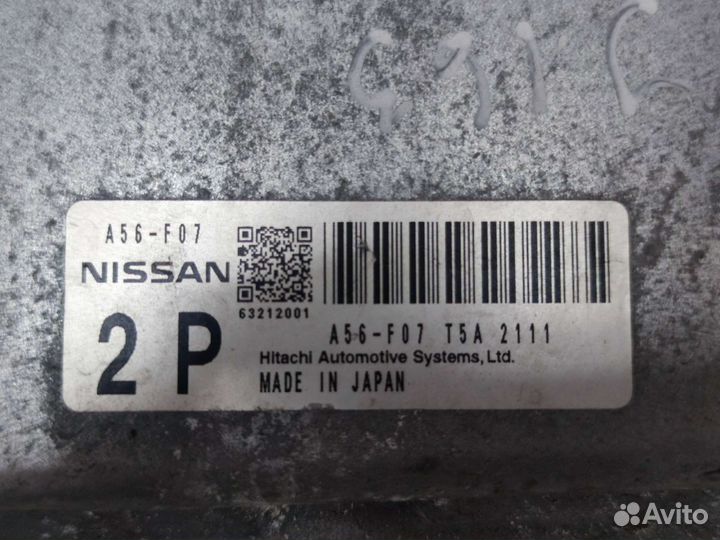 Блок управления двигателем Nissan note