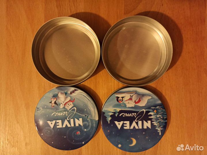 Жестяные банки от Nivea