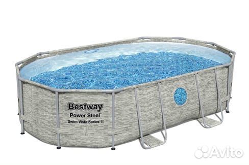 Каркасный бассейн Bestway 488х305х107см