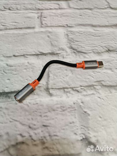 Переходник Type-C Aux 3.5mm Mcdodo новый Samsung