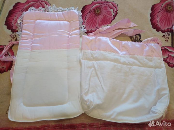 Конверт розовый на выписку Choupette