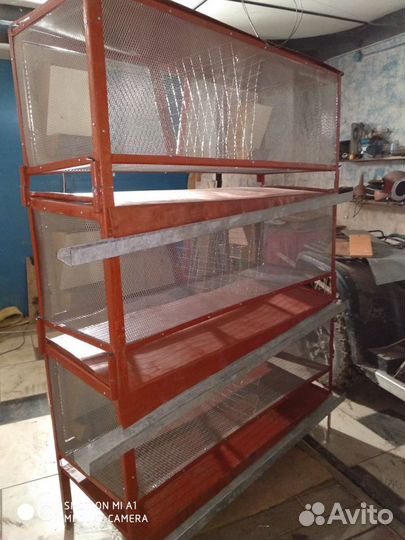 Новые клетки для кроликов