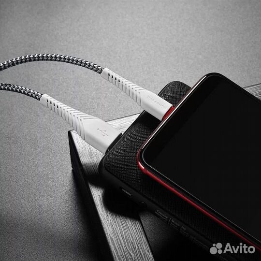 Кабель Borofon Type-C BX25 Powerful, 2,4A, 1 м ней