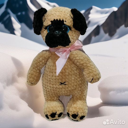 Мягкая игрушка мопс
