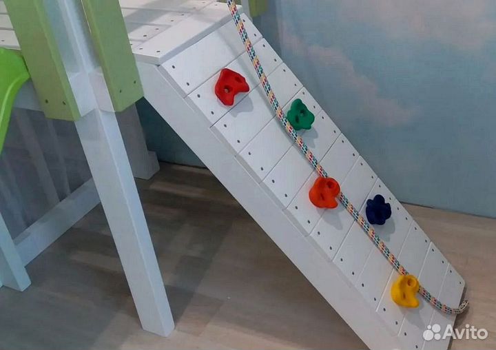 Игровой комплекс домик горка в квартиру доставка