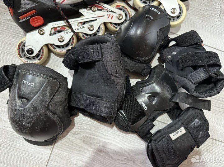 Роликовые коньки детские раздвижные