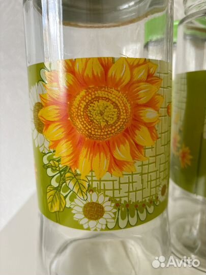 Банка для сыпучих продуктов стеклянная