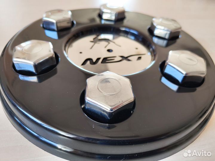 Колпаки газель черные + колпачки и хром и вставка