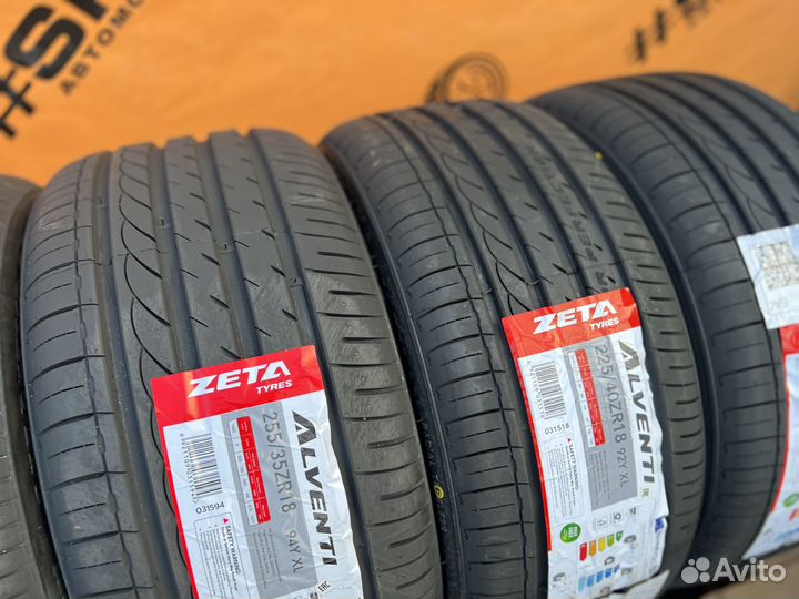 Zeta Alventi 225/40 R18 и 255/35 R18 94Y
