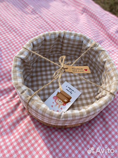 Корзина из джута