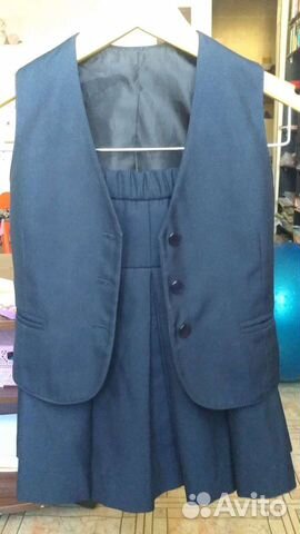 Юбка школьная новая и сарафан