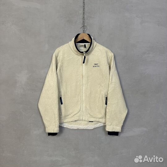 Флисовая Кофта Шерпа L.L.Bean М Винтаж