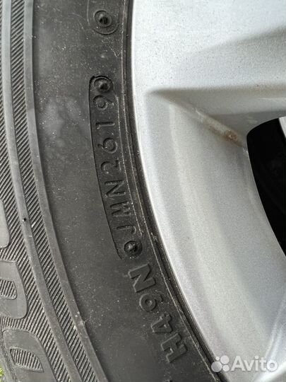 Колеса toyota 5*114.3 Bridgestone 195/65/15
