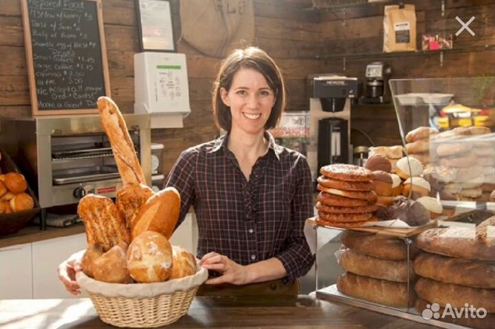 Продавец кассир в пекарню