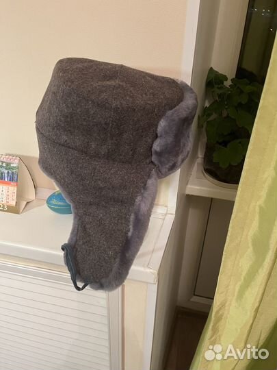 Шапка ушанка цигейковая