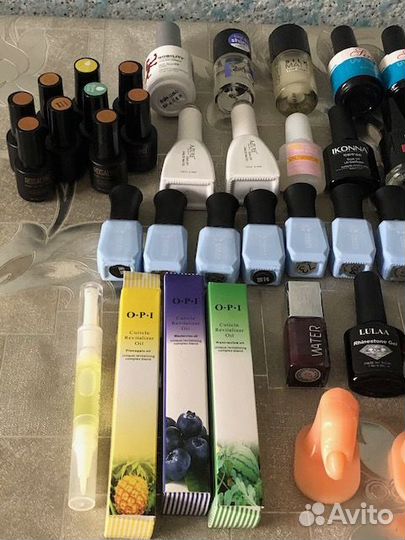 Все для маникюра гель лак, масло для кутикулы и др