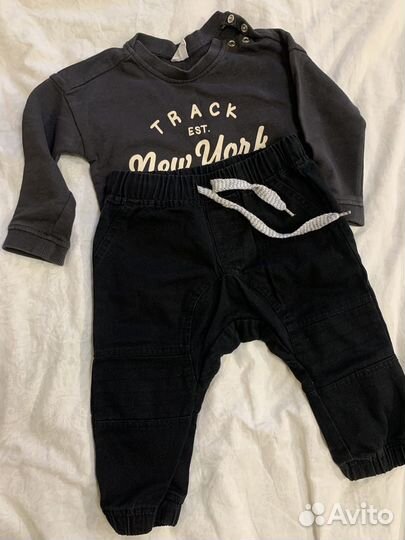 Свитшот hm и джинсы модис