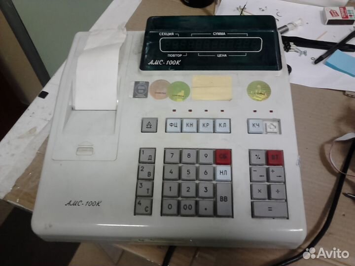 Запчасти к кассовому аппарату амс100-К