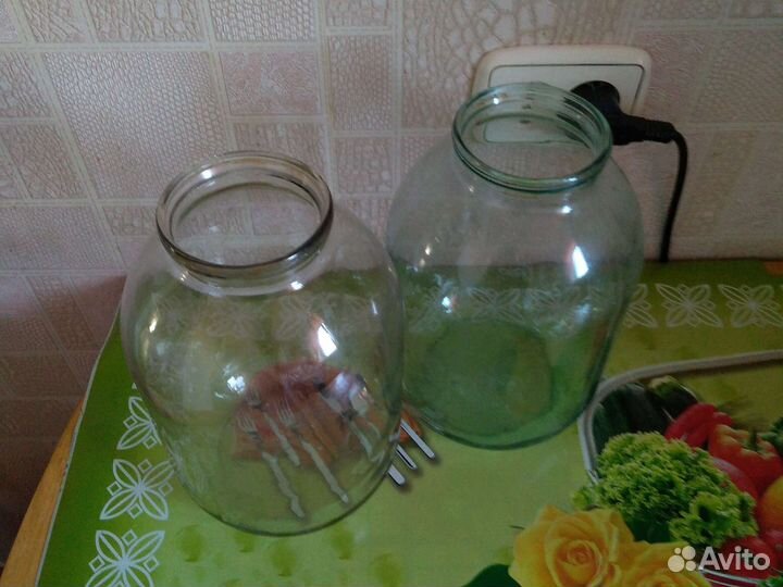 Банки стеклянные 3 литра и до 1 литра