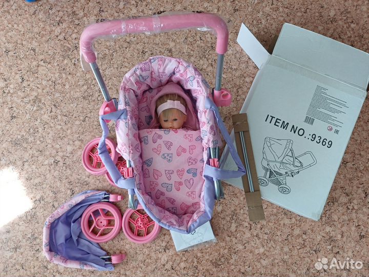 Коляска для кукол новая