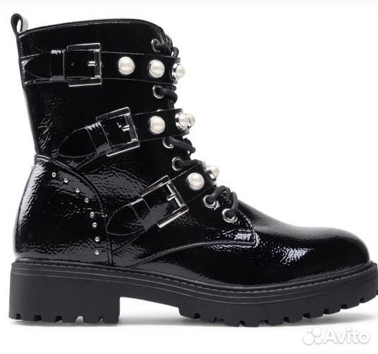 Лаковые женские ботинки 41