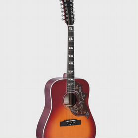 Электроакустическая гитара Sigma Guitars DM12-SG5 12-Strings Dreadnought Vintage Cherry Sunburst