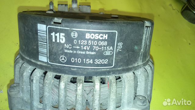 0101543202 генератор мерседес w210