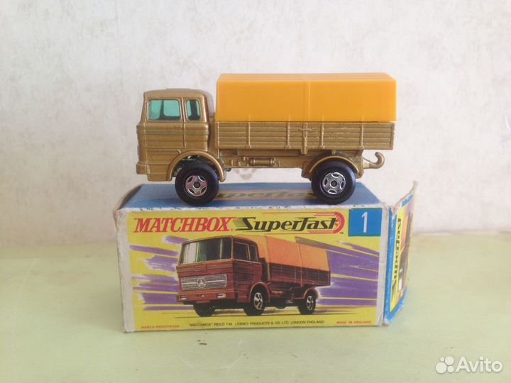 Lesney Matchbox superfast transitional England