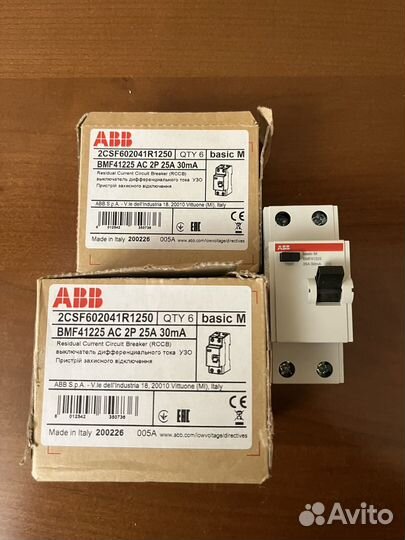 Дифф автоматы 25A Legrand, ABB 25A