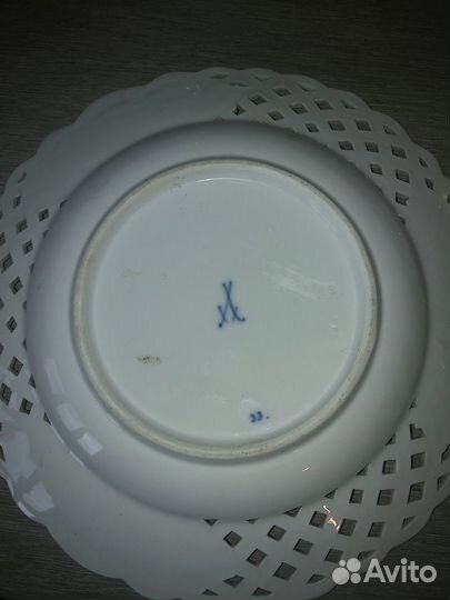 Шикарное блюдо Мейсен. Германия.Редкость. Meissen