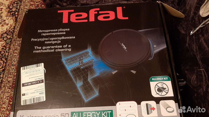 Робот пылесос tefal explorer serie 50