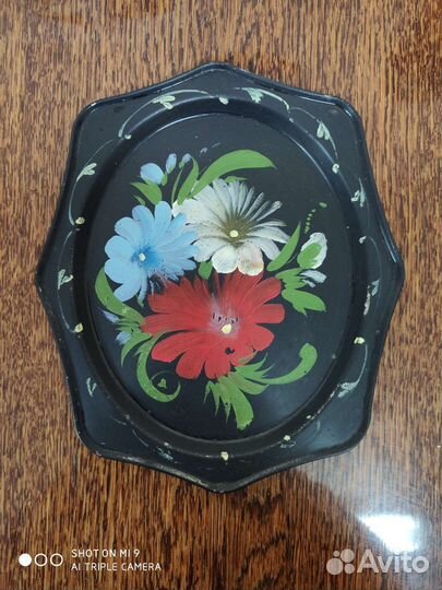 Поднос металлический СССР