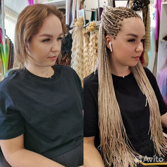 Афрокосы. Любой вид плетения