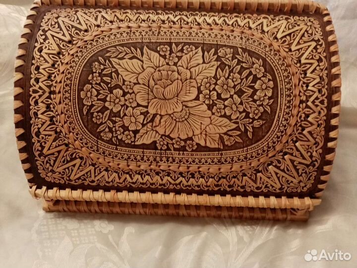 Хлебница из бересты