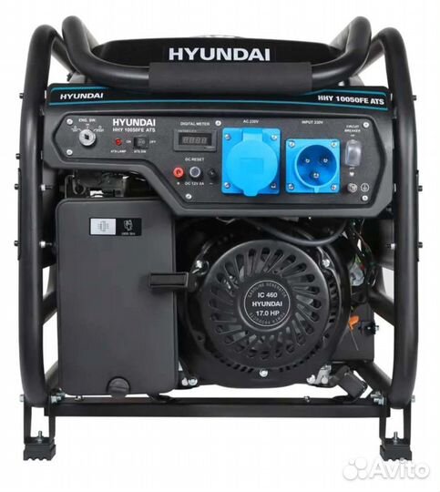 Генератор бензин. Hyundai HHY 10050FE ATS, 8 кВт
