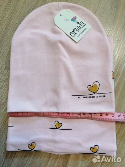 Комплект шапочка и снуд