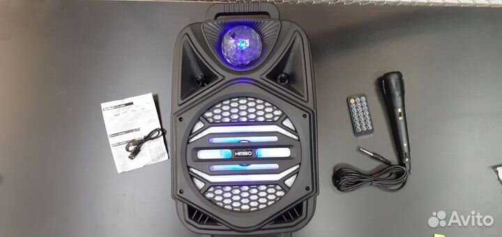 Портативная колонка Kimiso лазерная подсветка