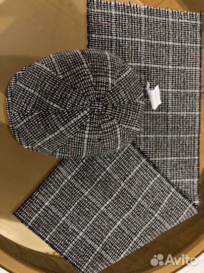 Кепка 8-ми клинка мужская с шарфом