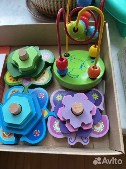 Развивающие деревянные игрушки