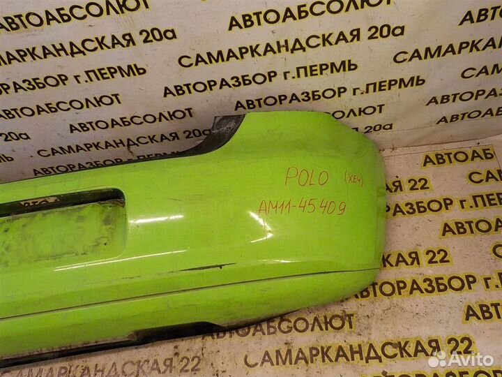 Бампер задний Volkswagen Polo V (6R) 2009-2017