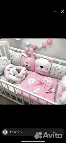 Бортики в детскую кроватку