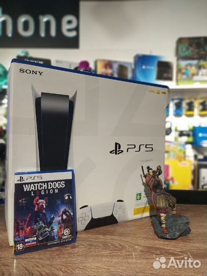 Sony PlayStation 5 New + Watch Dogs: Legion PS5