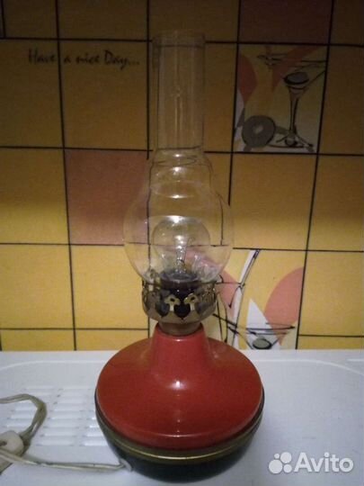 Светильник в виде керосиновой лампы